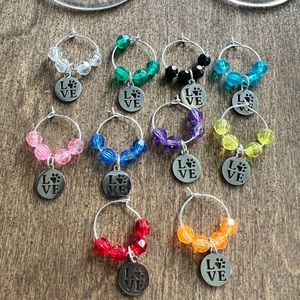 Choice of 6 Wine charms! Handmade